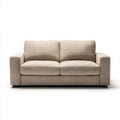 Sofa Set Fabric Upholstered 180x90x85 cm - Beige - Modern Design